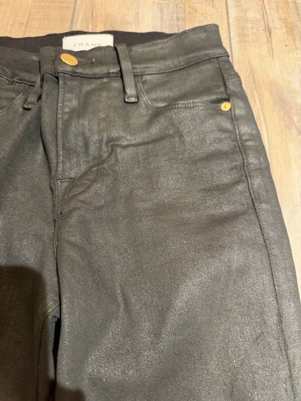 Frame Size 24 Le High Skinny Crop EUC - Picture 4 of 8